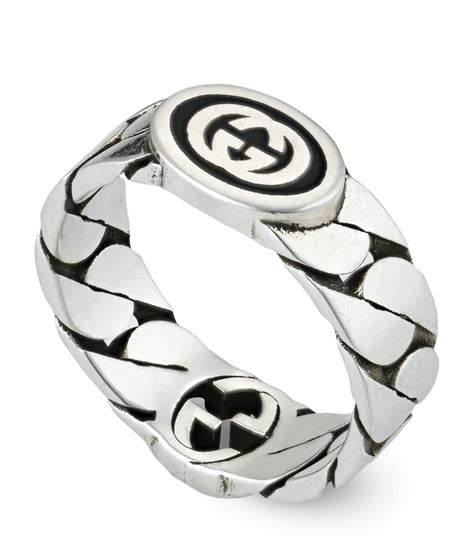 gucci interlocking ring|Gucci interlocking ring silver.